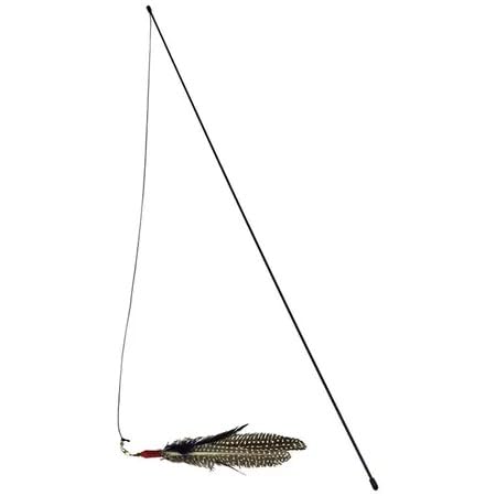 GoCat Da Bird Rod and Feather Cat Toy, Handmade in The USA (1 Bird)