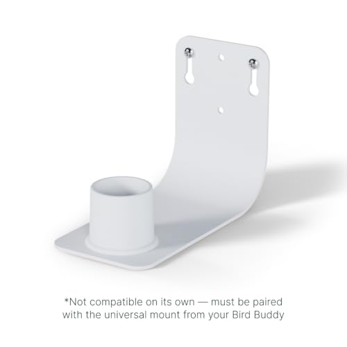 Birdbuddy Wall Mount - Versatile Bird Feeder Wall Mount for Wall & Fences - Durable, Weather-Proof Heavy Duty and Secure & Stylish Outdoor Feeder