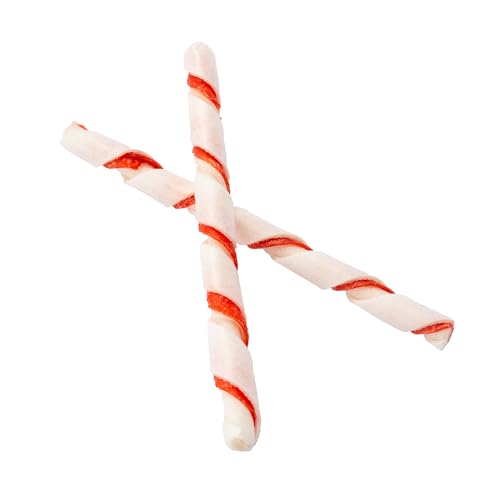 Dingo Twist Sticks Rawhide for Dogs, Made with Real Chicken, 50 Count
