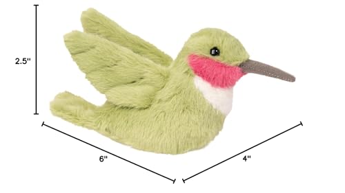 Douglas Nectar Hummingbird Bird Plush Stuffed Animal Toy, 7.5-Inch