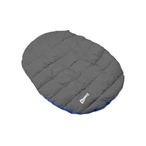 Chuckit! Outdoor Travel Portable Water Resistant Travel Pillow Dog Bed For Medium to Large Dogs 20 to 100 lbs, 39"L x 30"W, Blue