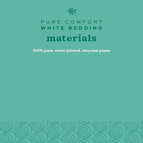Oxbow Pure Comfort Small Animal Bedding, Odor & Moisture Absorbent Litter for Bunny Litter Box, Low Dust Bedding for Guinea Pig Cage, White Paper, 36
