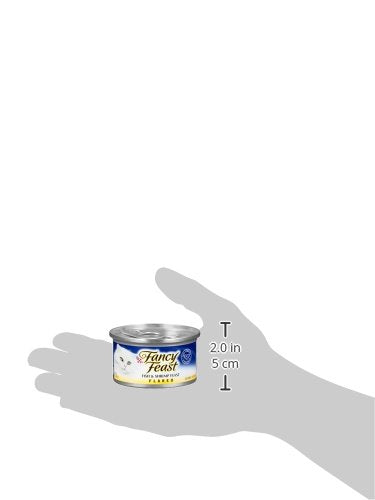 Purina Fancy Feast Wet Cat Food Flaked Fish and Shrimp Feast - (Pack of 24) 3 oz. Cans