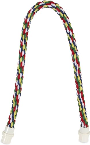 JW Pet Comfy Perch For Birds Flexible Multi-color Rope, Medium - 32" Length