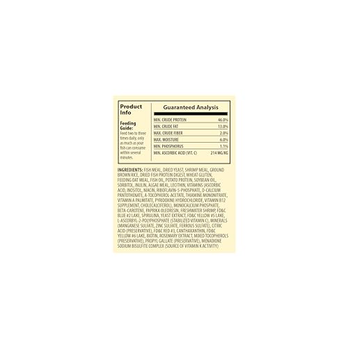 TetraColor Tropical Flakes, Color Boosting Fish Food, Nutritionally Balanced Diet for Tropical Fish, 7.06 oz