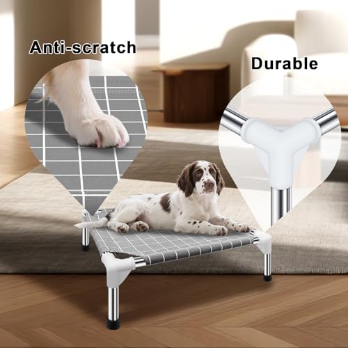 Elevated Pet Bed Dog Cot- Pet Bed for Small Dogs | Raised Dog Bed for Indoor and Outdoor Use for Small Pets