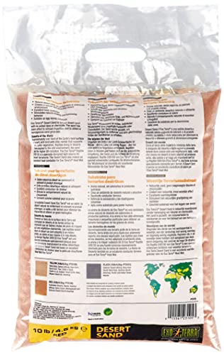 Exo Terra Desert Sand, 10-Pound, Red for All Breed Sizes