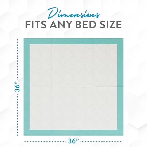 Inspire Super Absorbent Disposable Bed Pads for Chronic Incontinence Ultra Thick and Absorbent Bed Pads Disposable Adult | Pee Pads for Adults (36" X