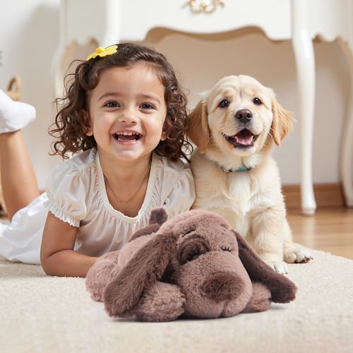 BEVERLYSHARK Beverly Shark Puppy Heartbeat Toy Dog Anxiety Relief Calming Aid Puppy Heartbeat Stuffed Animal Behavioral Training Sleep Aid Comfort