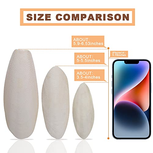 5.9"-6.53" Large Bird Cuttlebone for Parakeets, Cuddle Bone with Plastic Holder, Cuttlefish Bone for Sharp Beaks, Natural Birds Calcium Suitable for