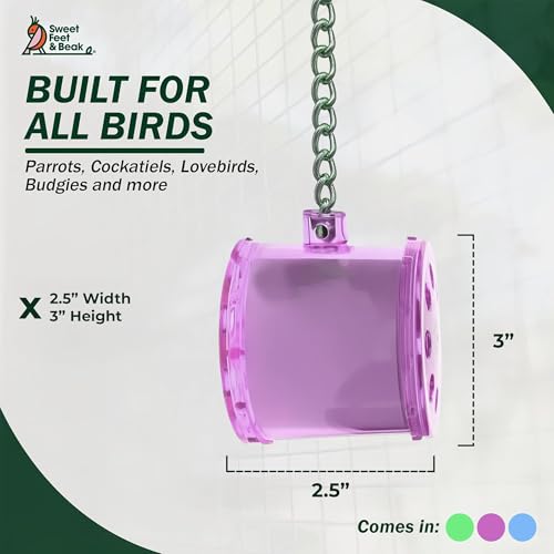 Sweet Feet & Beak Shred Master - Perfect Bird Cage Toy for All Birds - Shredding & Engagement - Safe, Non-Toxic, Easy to Install Parrot Cage