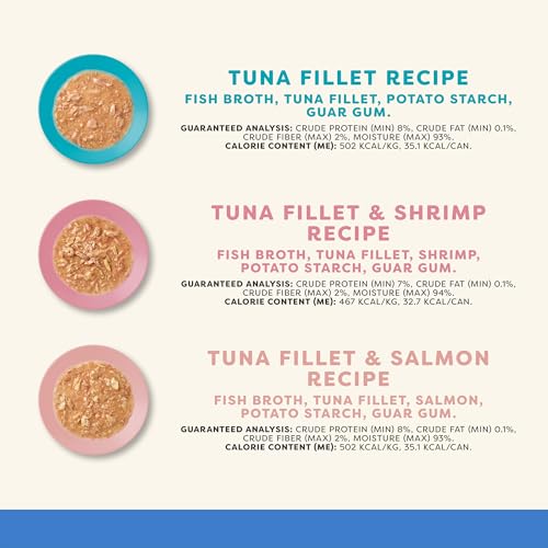 Applaws Natural Wet Cat Food in Gravy, Limited and Natural Ingredients, High Protein with No Artificial Additives, Fish Selection Variety Pack in