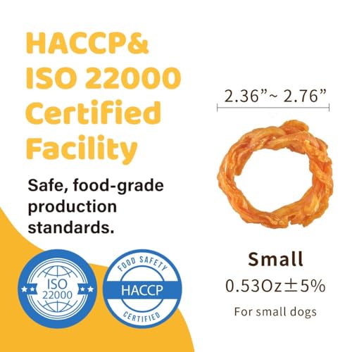 iPaw 10 Pcs Value Pack Turkey Tendons for Dogs, Single Protein, Hypoallergenic, All Natural Human Grade Puppy Chew, Rawhide Alternative Dog Treats