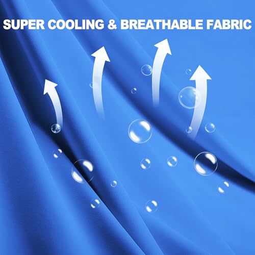 Dog Cooling Mat, Soft Fabric Cooling Mat for Dogs, Foldable Crate Pet Bed & Non-Slip, (Q-Max > 0.45) Long-Lasting Cool & Keep Your Pet Cool (Large