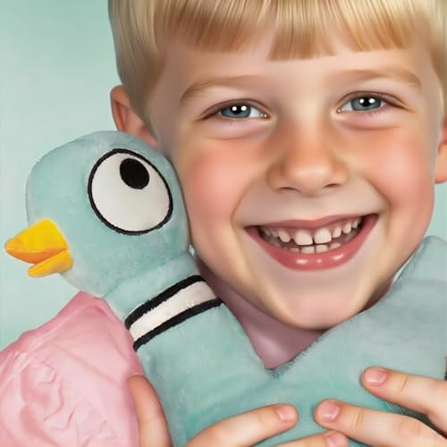 Don't Let The Pigeon Drive The Bus 12'' Pigeon Plush Toy Soft Stuffed Bird Stuffed Animal Toy for Kids Boys Girls Gifts, Home Decor Plushies
