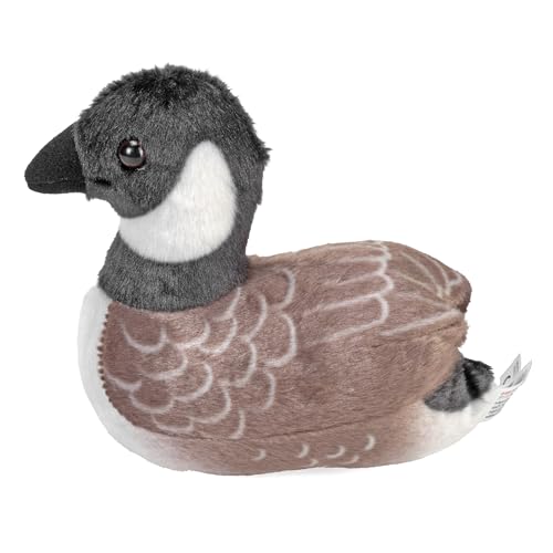 Wild Republic Audubon Birds Canada Goose Plush with Authentic Bird Sound, Stuffed Animal, Bird Toys for Kids and Birders, 5 inches