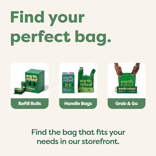 Earth Rated Poop Bags for Dogs, Guaranteed Leak Proof and Extra Thick Waste Bag Refill Rolls, Lavender Scented, 270 Bags