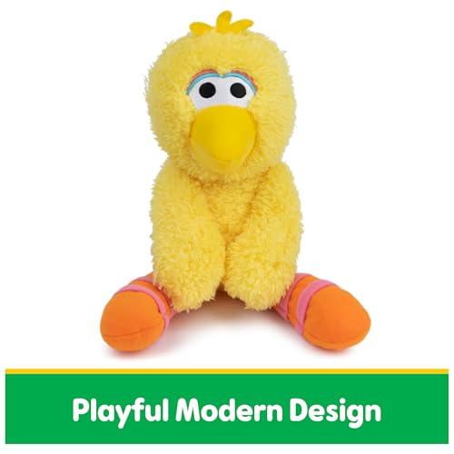 GUND Sesame Street Official Big Bird Take Along Buddy Plush, Premium Plush Toy for Ages 1 & Up, Yellow, 13”