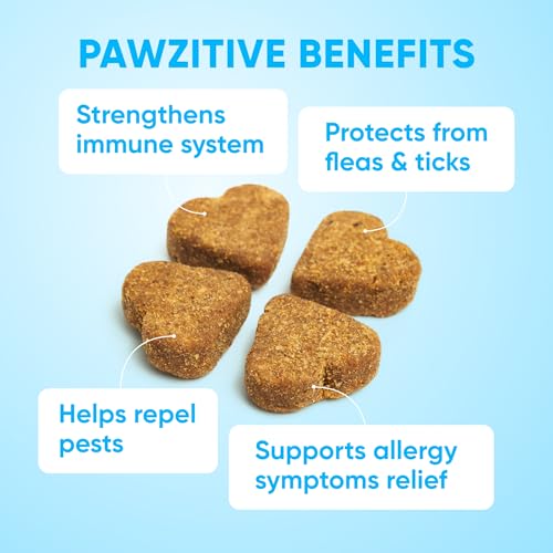 Chewable Flea and Tick Prevention for Dogs - 120 Soft Chews Made in USA - Oral Flea and Tick Control Pills for Small, Medium, Large Dogs and Puppies