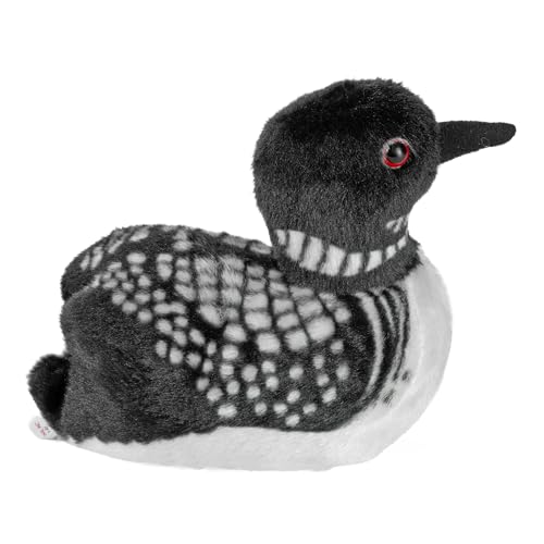 Wild Republic Audubon Birds Common Loon Plush with Authentic Bird Sound, Stuffed Animal, Bird Toys for Kids & Birders