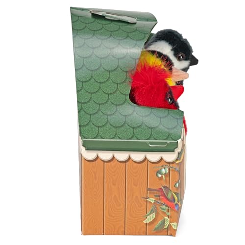 Wild Republic Audubon Birds Collection with Authentic Bird Sounds, Northern Cardinal, American Goldfinch, Chickadee, Bird Toys for Kids and Birders 3