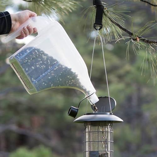 More Birds 3N1 Bird Seed Super Tote and Storage, 5 lb Seed Capacity