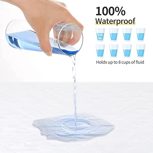 CoolShields Waterproof Bed Pads Incontinence Washable Reusable Bedwetting Mattress Protector Pad for Adults, Elderly and Pets 34'' x 52'' (1 Pack)