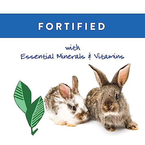 Small World Rabbit Food, Complete Feed, Pelleted Food for Rabbits, Fortified with Essential Vitamins & Minerals for Daily Health, High-Fiber Diet for