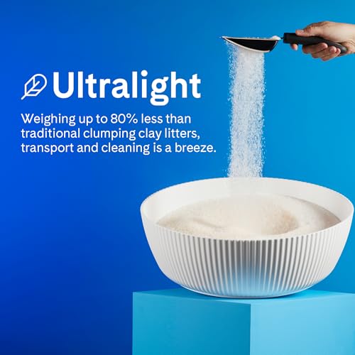 PrettyLitter Health Monitoring Cat Litter (Unscented, Non Clumping) | Lightweight & Low Tracking, Color Changing Silica Gel Crystals, Advanced Odor