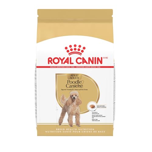 Royal Canin Breed Health Nutrition Poodle Adult Dry Dog Food, 10 lb Bag