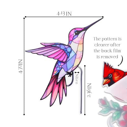 Hummingbird Gifts for Women, Hanging Plant Planter for Indoor Outdoor Garden, Mothers Day Birthday Gifts for Mom Grandma from Daughter Son, Bird