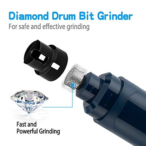 Casfuy Dog Nail Grinder Upgraded - Professional 2-Speed Whisper-Quiet Electric Pet Nail Trimmer Painless Paws Grooming & Smoothing for Small Medium