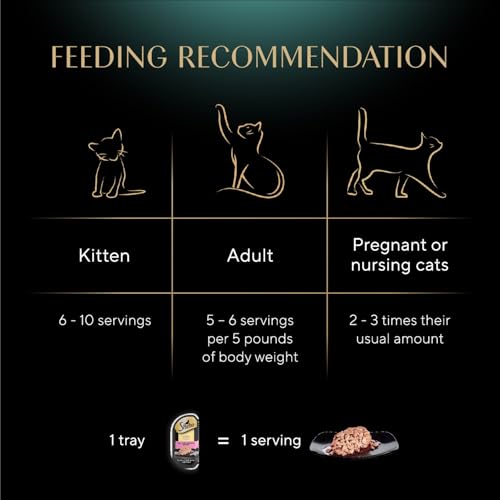 Sheba Perfect Portions Wet Cat Food Cuts in Gravy, Cat Food Wet Recipe, Sustainable Salmon Entree, 2.6 oz. Twin-Pack Trays (24 Count, 48 Servings)
