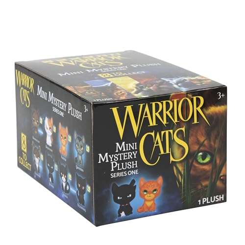 Warrior Cats Mini Mystery Plush, Series 1, Book Series, Mystery Plush Box, Blind Box, 1 of 8 Possible, Official Merch