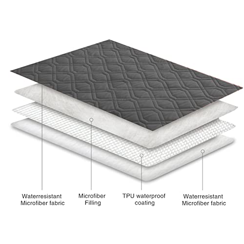 Ameritex Waterproof Blanket Reversible Dog Bed Cover Pet Blanket for Furniture Bed Couch Sofa