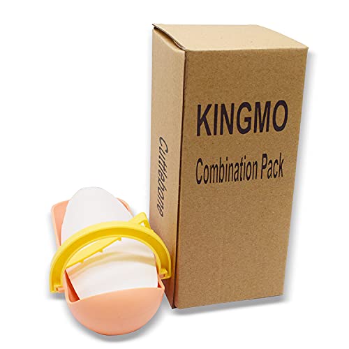 5.9"-6.53" Large Bird Cuttlebone for Parakeets, Cuddle Bone with Plastic Holder, Cuttlefish Bone for Sharp Beaks, Natural Birds Calcium Suitable for