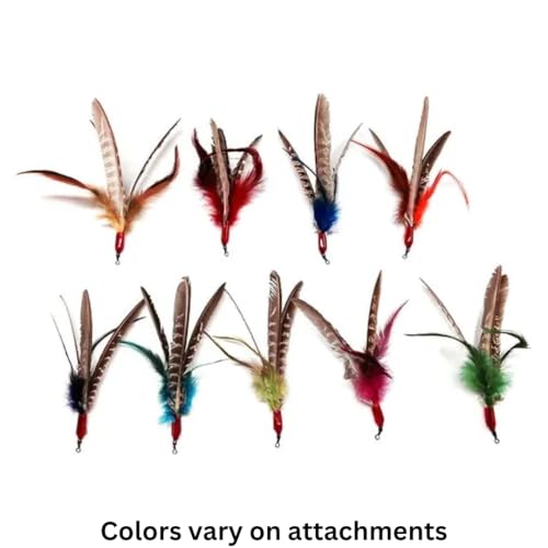 GoCat Da Bird Rod and Feather Cat Toy, Handmade in The USA (1 Bird)