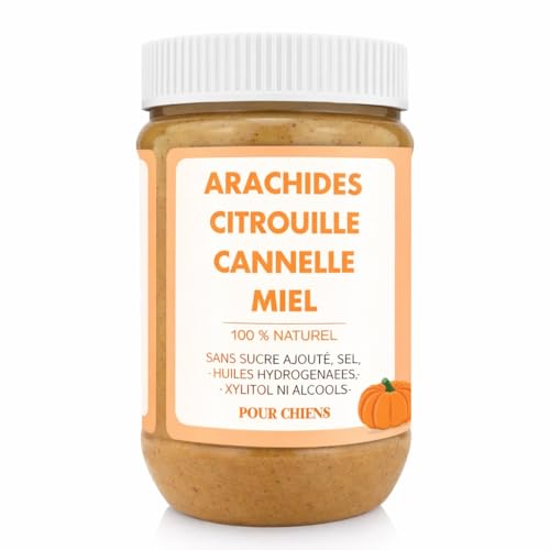 Pumpkin Pup Buddy BUDDER, 100% Natural Dog Peanut Butter, Healthy Peanut Butter Dog Treats, Made in USA, (17oz Jars)