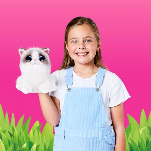 Pets Alive Smitten Kittens Series 2 (Calico Cat) by ZURU – Interactive Plush Cat Toy with 10 Sounds, Surprise Unboxing, Soft Collectible Pet for Ages
