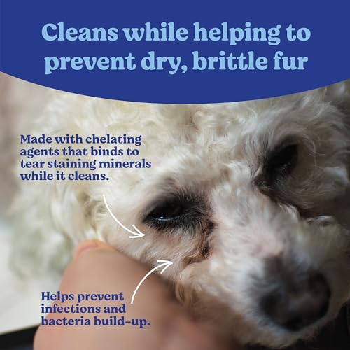 Angel's Eyes Gentle Tear Stain Wipes for Dogs and Cats - 100 Ct - Presoaked Textured (AEGTSW100)