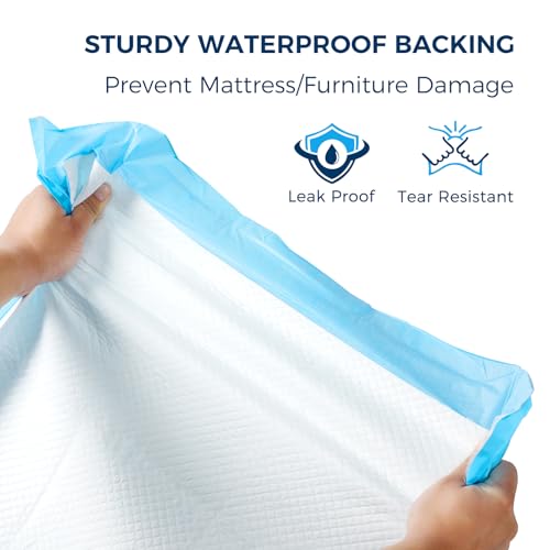 50 Pack Super Absorbent Disposable Bed Pads for Adult (30" x 36") - Ultra Thick Leakproof Chucks Underpads for Incontinence Adults, Seniors & Pets