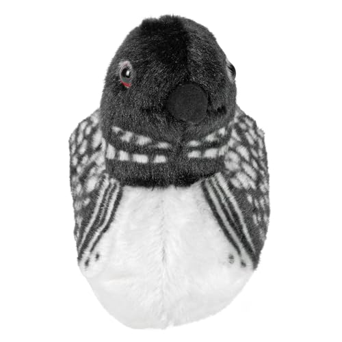 Wild Republic Audubon Birds Common Loon Plush with Authentic Bird Sound, Stuffed Animal, Bird Toys for Kids & Birders
