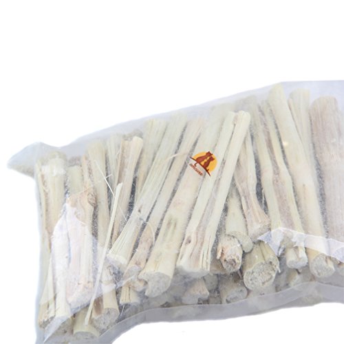 emours Natural Bamboo Teeth Chews for Rabbits Chinchilla Guinea Pigs Sugar Gerbils and More Small Pets,500g