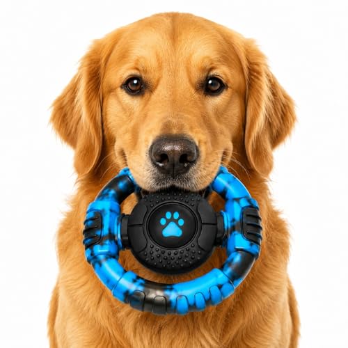 Pamlulu Tough Dog Toys for Aggressive Chewers, Indestructible Dog Toy for Large Dogs, Nylon Chew Toys for Medium Large Breed, Interactive Dog Toys to
