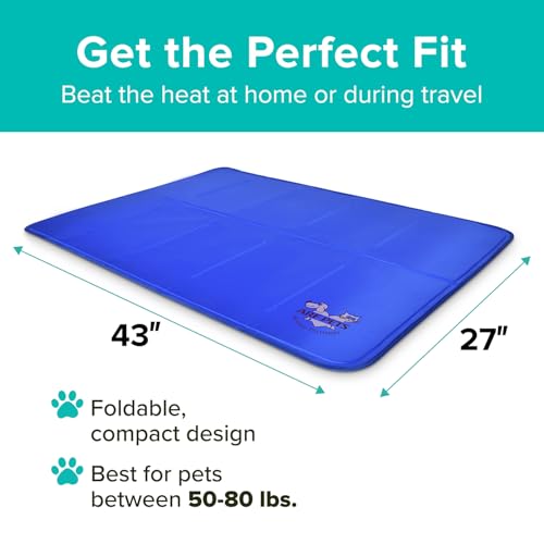 Arf Pets Cooling Mat for Dogs - Gel Self-Cooling Pad for Beds, Kennels & Crates | Durable, Non-Toxic, Pressure-Activated Relief | No Water