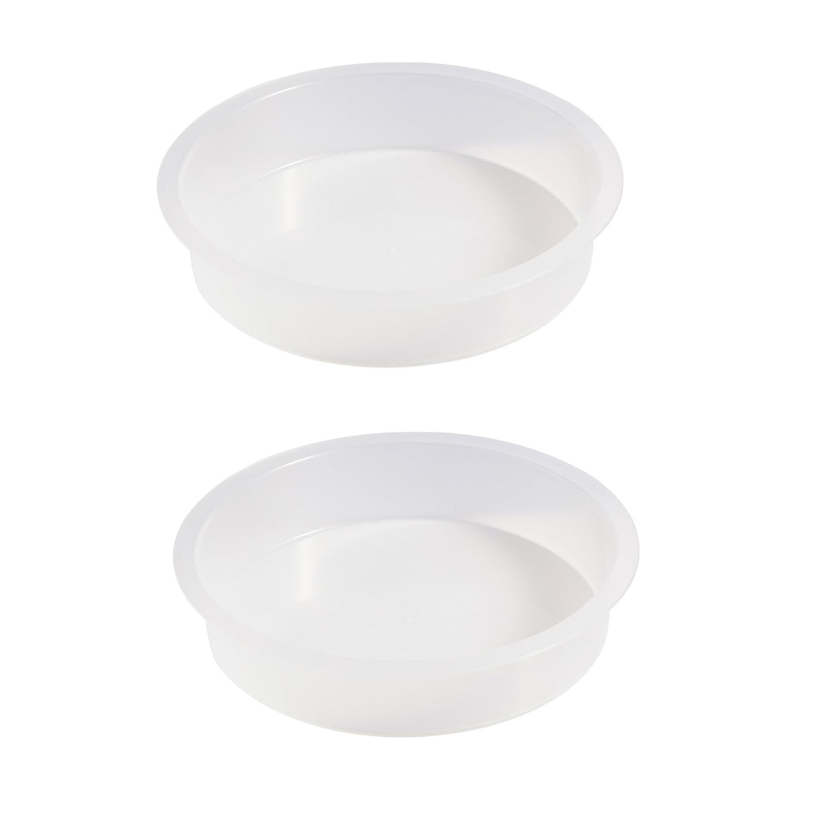 2pcs Plastic Round Bird Feeders Bowls, Wild Birds Seed Feeder Tray Bird Bath Water Bowls Accessories for Feeding Station Tray Perfect for attracting