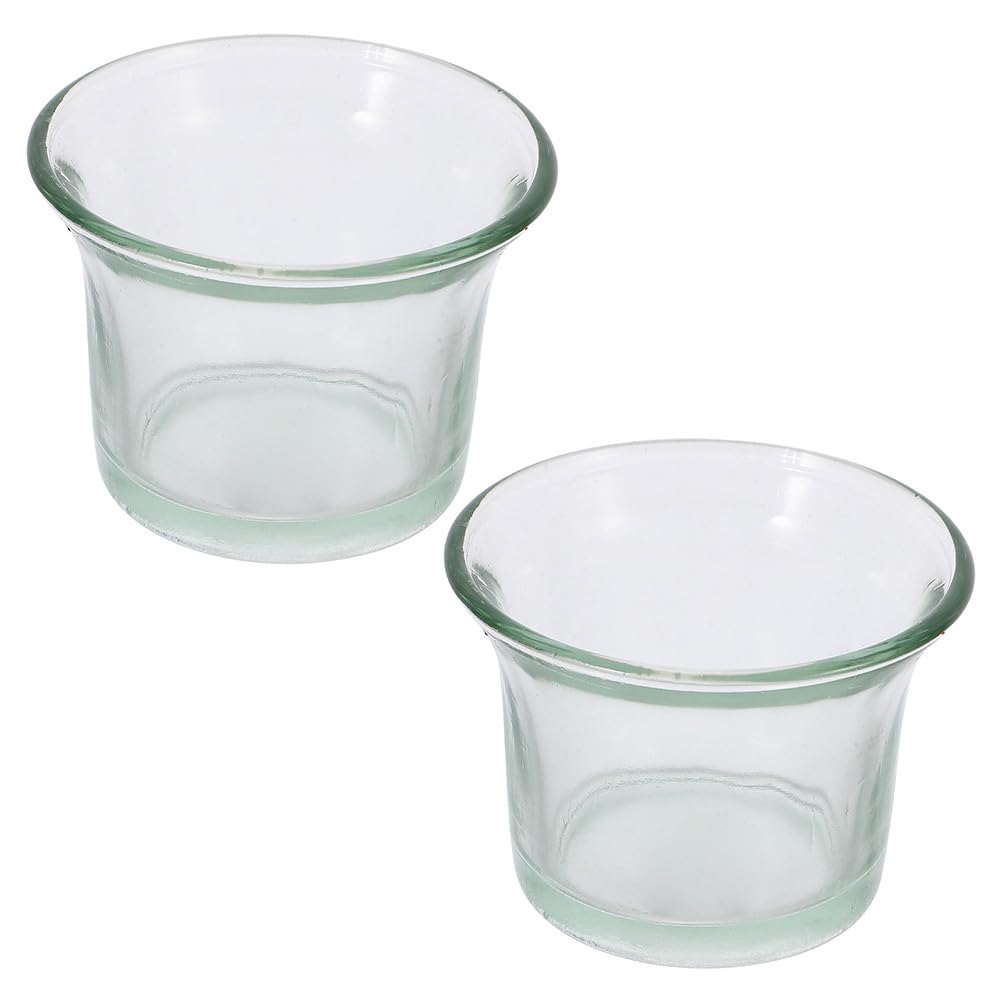 Abaodam 2Pcs Glass Replacement Feeder Cups for Hummingbird Wild Bird Feeders Durable Outdoor Accessories for Garden Balcony Weather Resistant Easy to