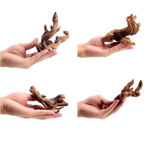 YZHZOM Small Natural Driftwood for Aquarium Styling Carefully Selected Natural Aquarium Decor Driftwood for Reptile Tank Reptile Tank Wood Decor