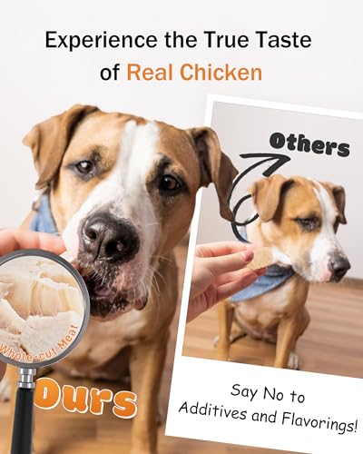 Freeze Dried Chicken Cats & Dogs Treats, 17.63 oz(1.1LB), High Protein Single Ingredient - No Additives | Grain Free | Training & Nutrition
