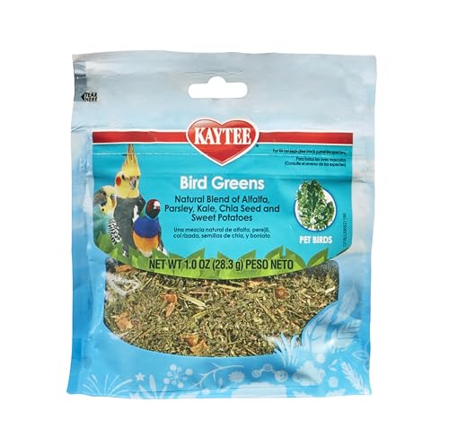 Kaytee Bird Greens Treat for All Pet Birds, 1 oz